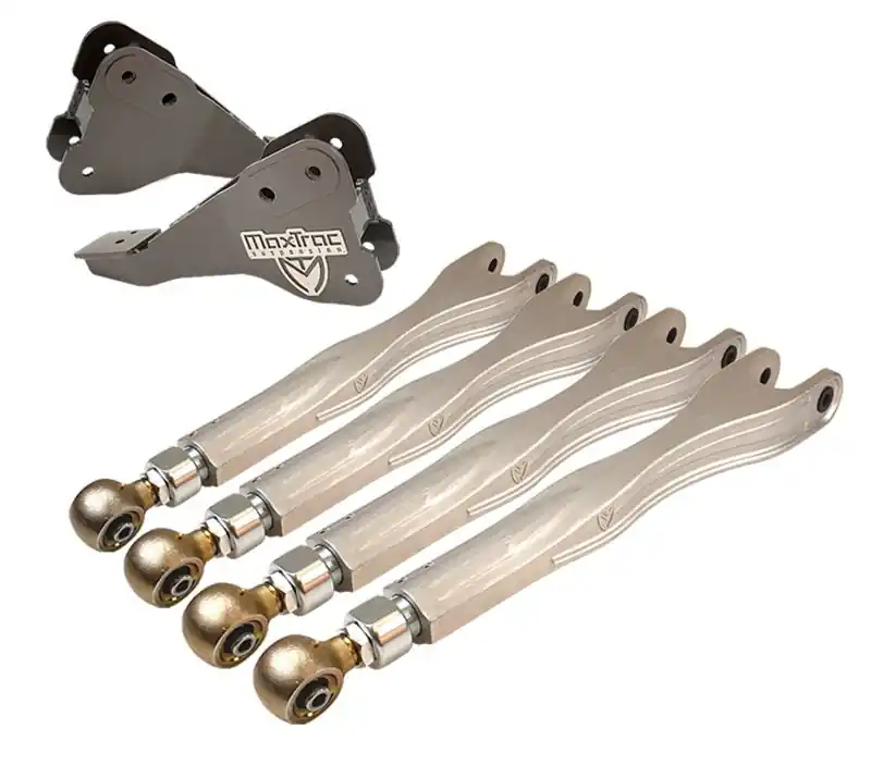 MaxTrac 17-19 Ford F-250/350 4WD Dually 0-6in Adaptive 4-Link Arm Kit Original