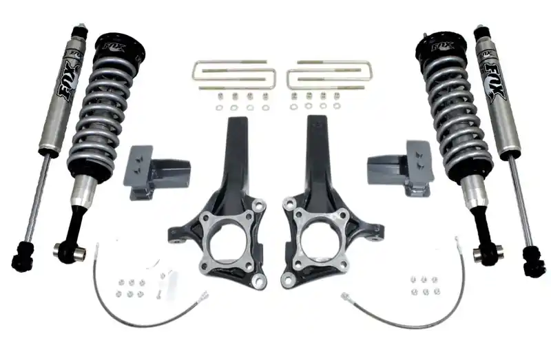 MaxTrac 15-18 Ford F-150 2WD 7in/4in MaxPro Elite Spindle Lift Kit w/FOX Shocks Price Cut