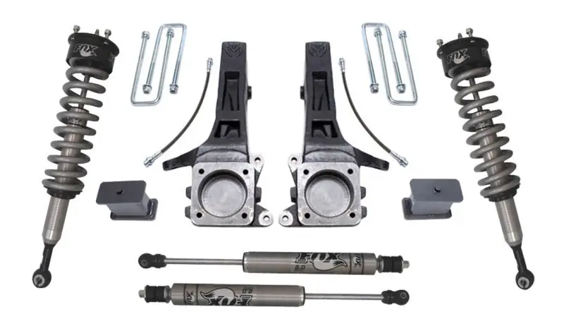 Crafted MaxTrac 05-18 Toyota Tacoma 2WD 6 Lug 6.5in/4in MaxPro Elite Spindle Lift Kit w/FOX Shocks