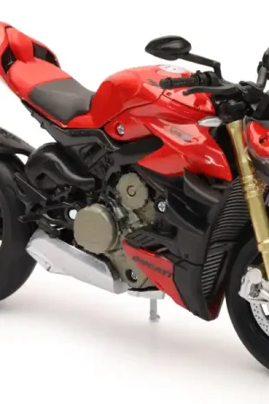 High Quality New Ray Toys Ducati Street Fighter V4 Red Scale 1:12