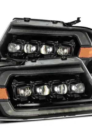 AlphaRex 04-08 Ford F-150 (No 2004 Heritage) NOVA-Series LED Proj HL Chrome w/Actv Light / Seq. Sig Worldwide Shipping