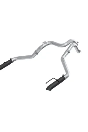 Exclusive MBRP 24-25 Ford Ranger Raptor 3.0L 3in Dual Rear Turn-Down Axle Back Exhaust - Armor BLK Tips