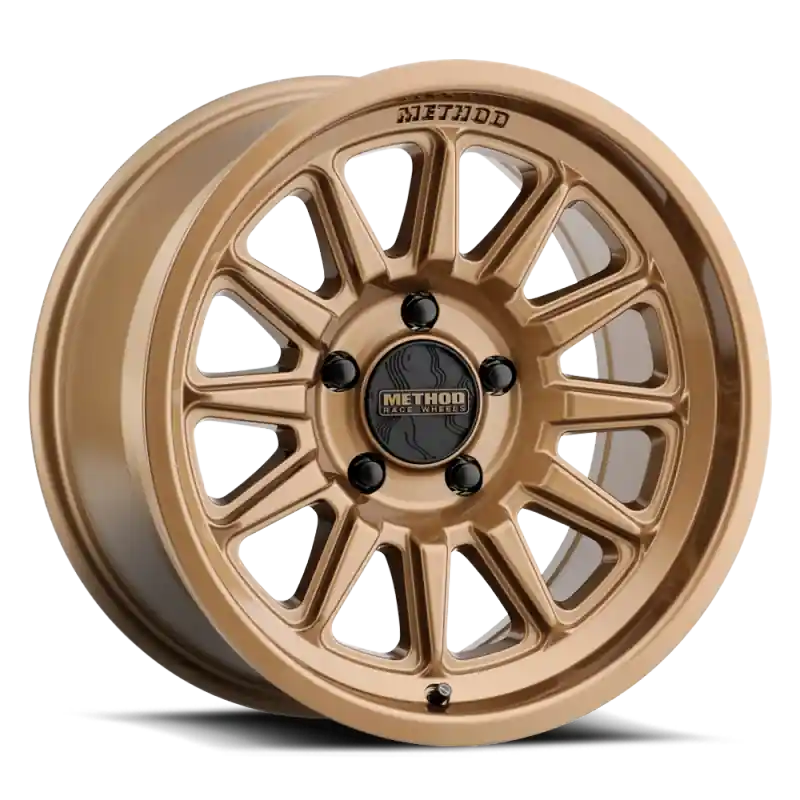 Method MR323 17x8.5 / 6x5.5 BP / 0ET / 4.72in BS / 106.25mm CB - Gloss Bronze Wheel Bargain