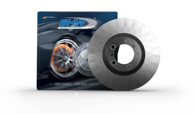 Fan Favorite SHW 19-22 Porsche Macan 2.0L V6 Front Right Smooth Monobloc Brake Rotor (95B615302AB)