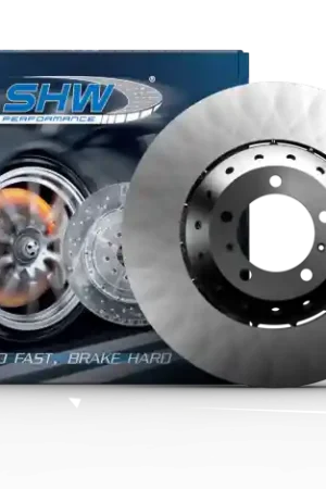 SHW 2021 Porsche Cayenne GTS 4.0L w/19in Wheel/NAO Pads Right Frt Smooth LW Brake Rotor (9Y0615302Q) Same Day Shipping