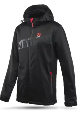 Akrapovic Mens Corpo Softshell Jacket Black - 2XL Super Sale