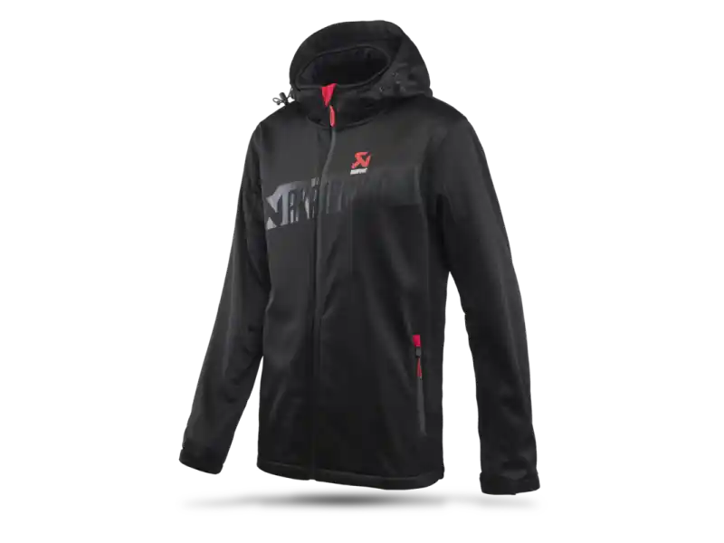 Akrapovic Mens Corpo Softshell Jacket Black - 2XL Super Sale
