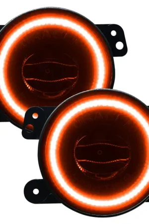 High Quality Oracle Jeep Wrangler JK/JL/JT High Performance W LED Fog Lights - Amber