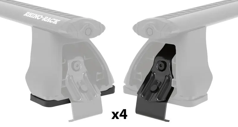 Original Rhino-Rack 2500 Fitting Kit - 4 Pads/4 Clamps