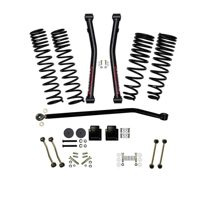 Discount Skyjacker Suspension Lift Kit Components 3.5in Front 2in Rear 2020 Jeep Gladiator JT Non-Rubicon