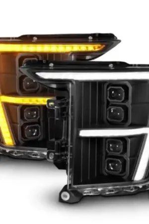 ANZO 21-23 Ford F-150 (w/Factory Halogen) Z-Series Full LED Proj Headlights - Driver Side ONLY Hassle-Free Returns