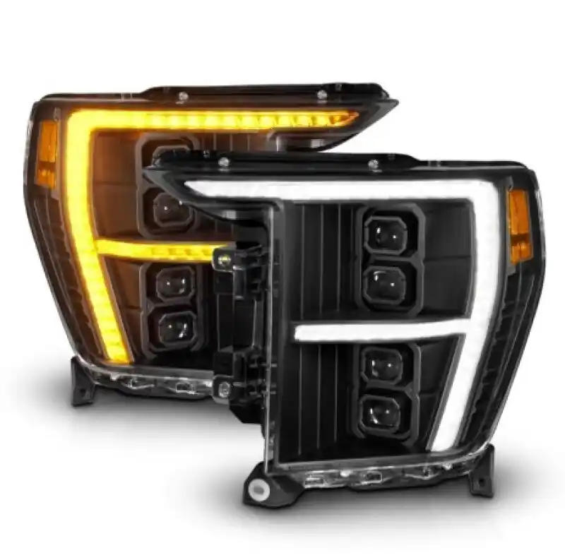 ANZO 21-23 Ford F-150 (w/Factory Halogen) Z-Series Full LED Proj Headlights - Driver Side ONLY Hassle-Free Returns