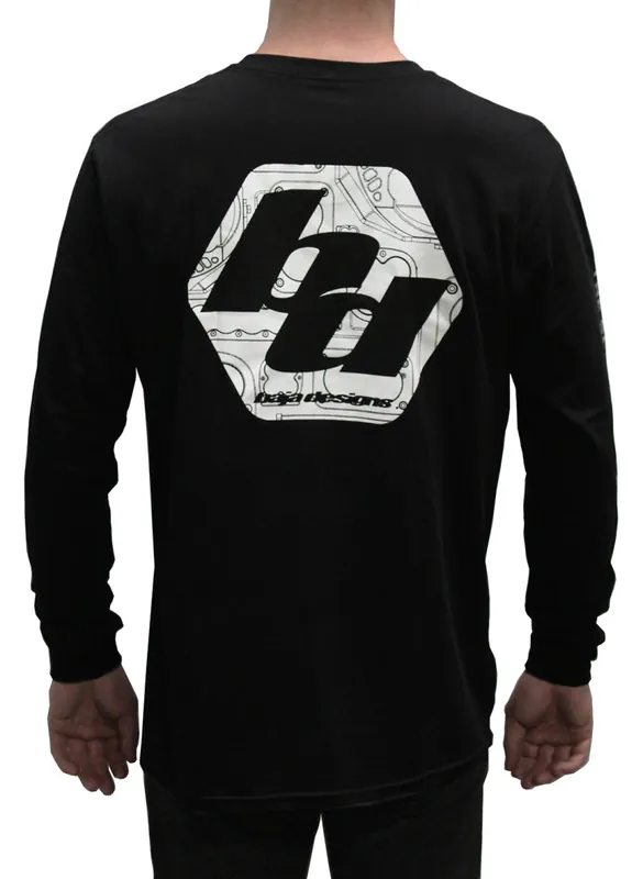 Baja Designs BD Black Mens Long Sleeve Shirt Small Certified