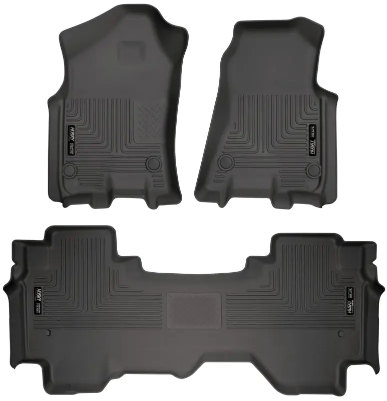 Affordable Husky Liners 19 Dodge Ram 1500 Quad Cab Weatherbeater Black Front & 2nd Seat Floor Liners