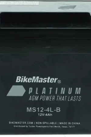 Affordable BikeMaster AGM Battery - MS12-4L-B
