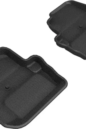 Today Only 3D MAXpider 18-25 Jeep Wrangler Sport (JL) 2nd Row Floormats - Black