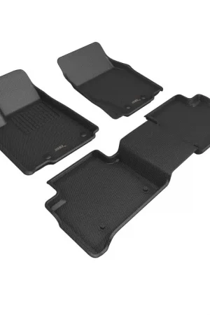 3D MAXpider 22-25 Jeep Grand Cherokee 4XE (WL) Kagu 1st 2nd Row - Set (Black) Viral