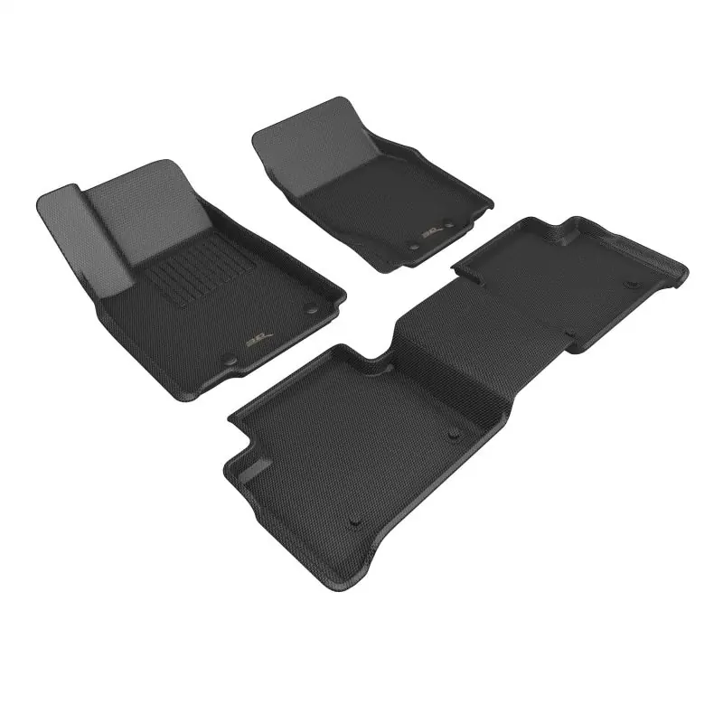 3D MAXpider 22-25 Jeep Grand Cherokee 4XE (WL) Kagu 1st 2nd Row - Set (Black) Viral