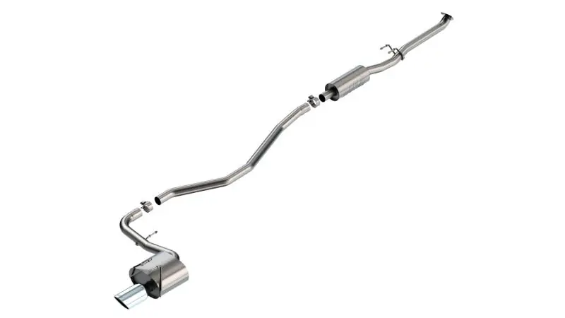Buy Today Borla 22-24 Honda Civic Sport 2.25in S-Type Cat Back 4in Tip - Bright Chrome