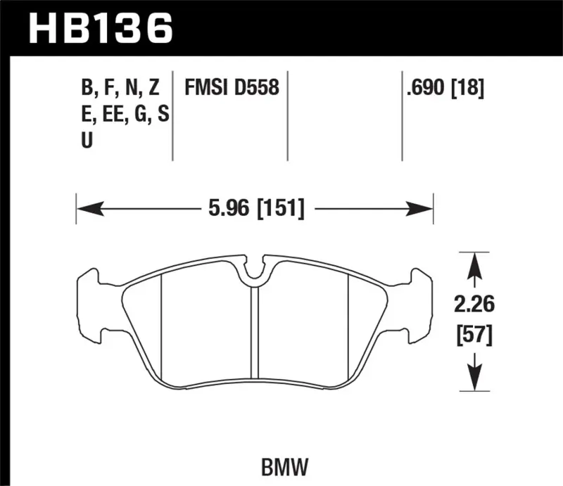 Bulk Order HAWK ER-1 Brake Pad Sets