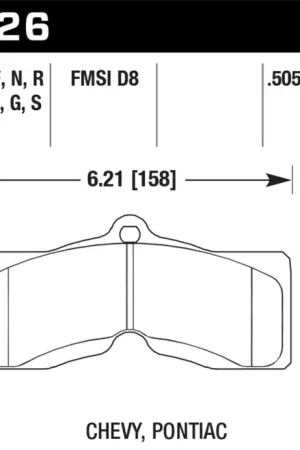 Affordable HAWK HPS Brake Pad Sets