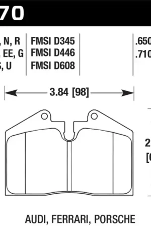 Buy Online HAWK HPS 5.0 Brake Pad Sets