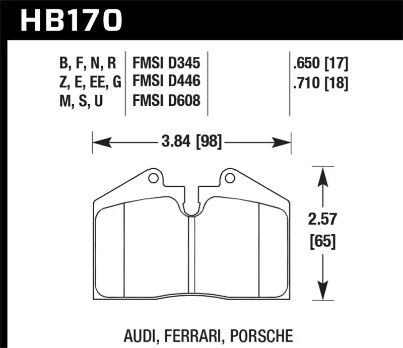 Buy Online HAWK HPS 5.0 Brake Pad Sets