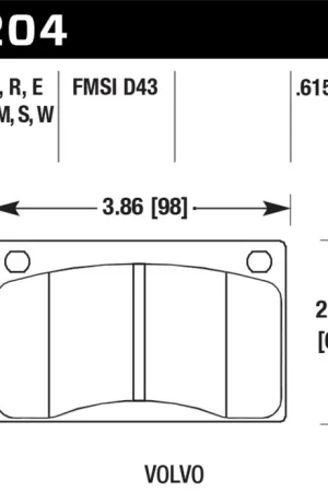 Big Sale HAWK Black Brake Pad Sets