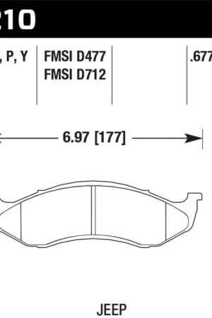 Affordable HAWK Ceramic Brake Pad Sets