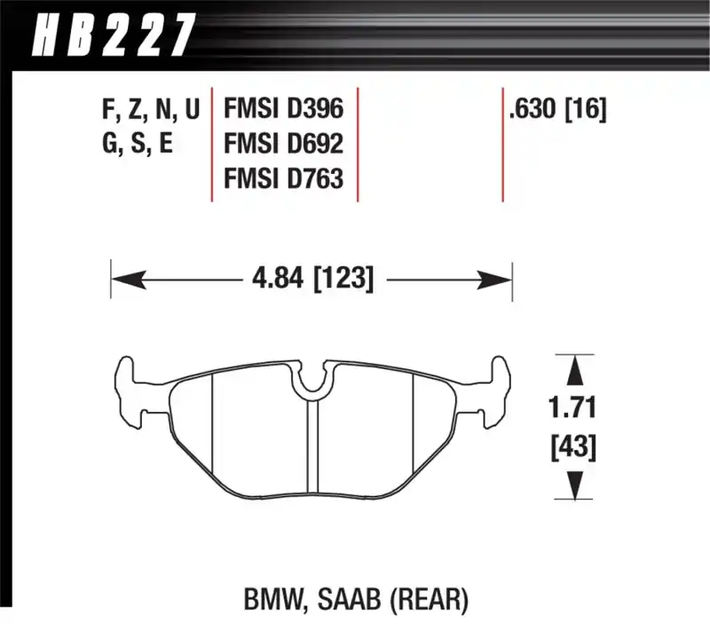 Best Choice HAWK DTC-30 Brake Pad Sets