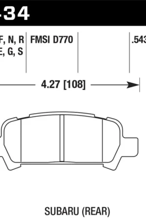Best Seller HAWK HPS Brake Pad Sets