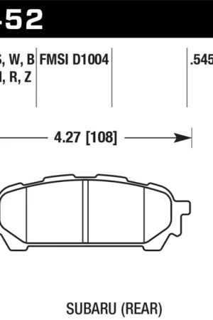 Best Choice HAWK Ceramic Brake Pad Sets