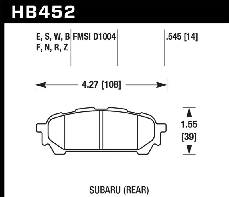 Best Choice HAWK Ceramic Brake Pad Sets