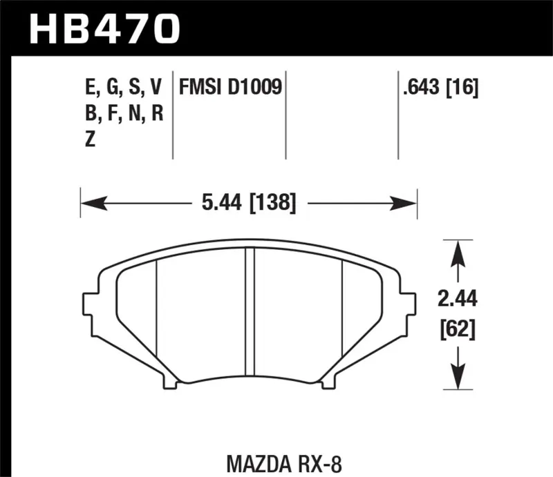 Best Price HAWK ER-1 Brake Pad Sets