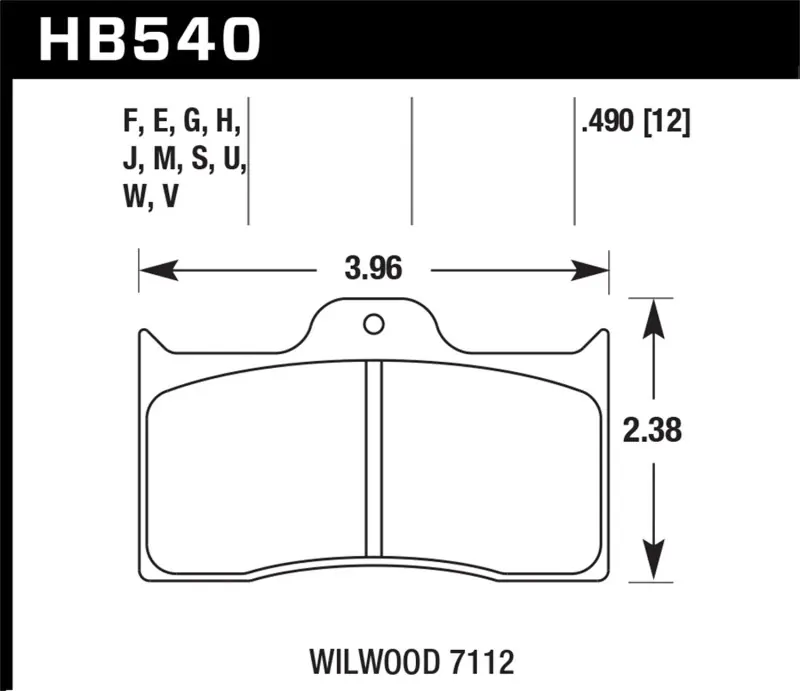 Buy Direct HAWK HPS Brake Pad Sets