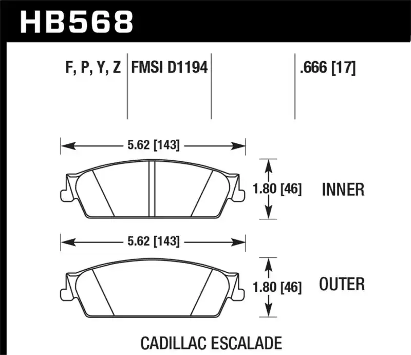 Best Seller HAWK HPS Brake Pad Sets