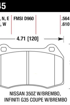 Buy Online HAWK HPS Brake Pad Sets