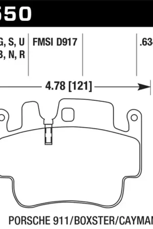 Authentic HAWK HPS Brake Pad Sets
