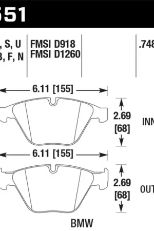 Bulk Order HAWK Blue 9012 Brake Pad Sets