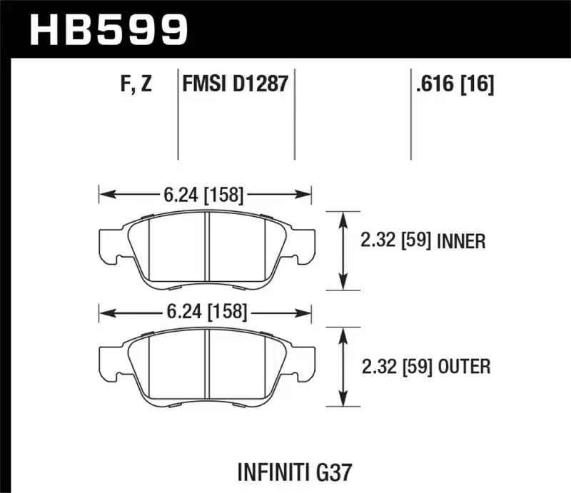 Get Yours HAWK HPS 5.0 Brake Pad Sets