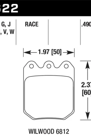 Authentic HAWK DTC-70 Brake Pad Sets