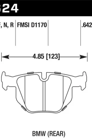 Authentic HAWK HP+ Brake Pad Sets