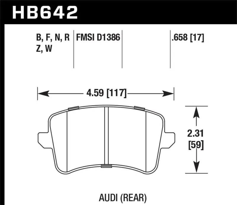 Latest HAWK HPS Brake Pad Sets