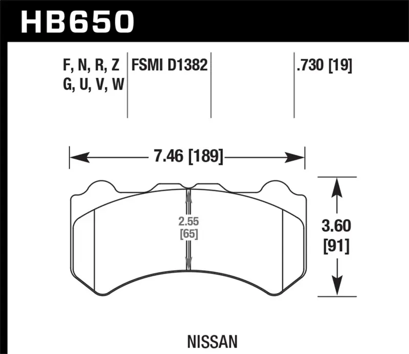 Handmade HAWK HPS 5.0 Brake Pad Sets