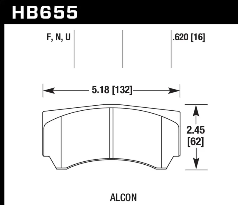 HAWK HPS Brake Pad Sets Free Shipping
