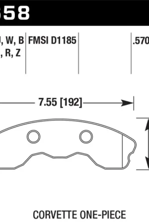 Budget HAWK DTC-30 Brake Pad Sets