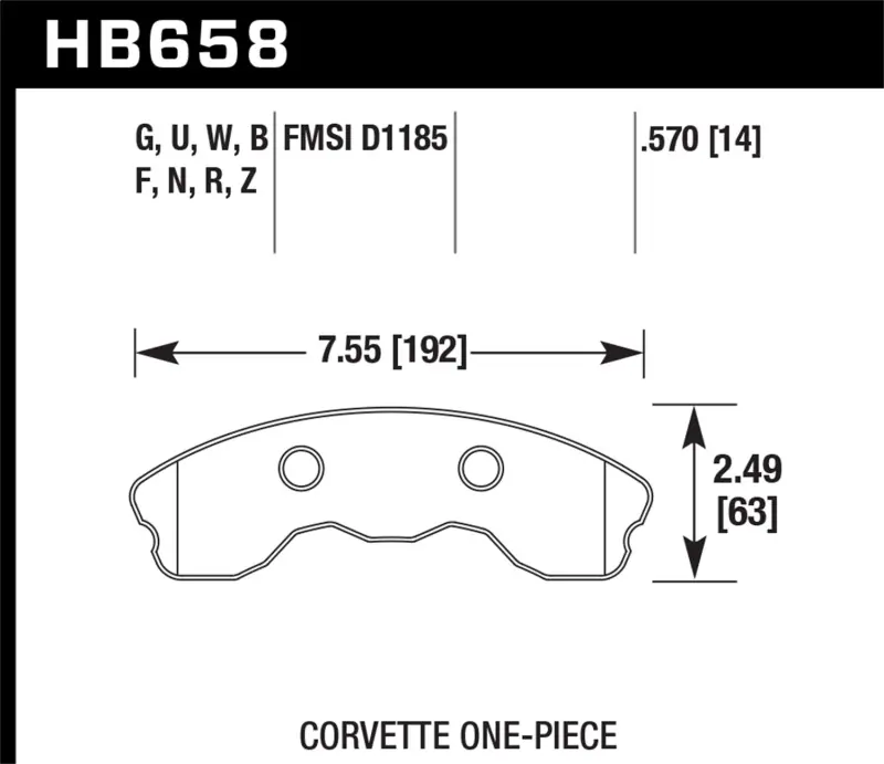 Budget HAWK DTC-30 Brake Pad Sets