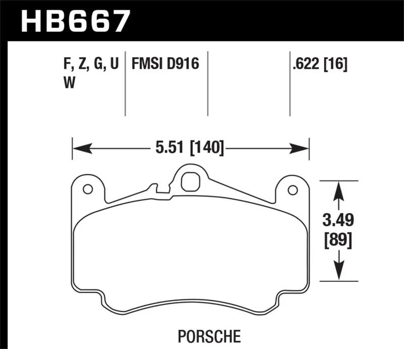 HAWK HP+ Brake Pad Sets Express Delivery
