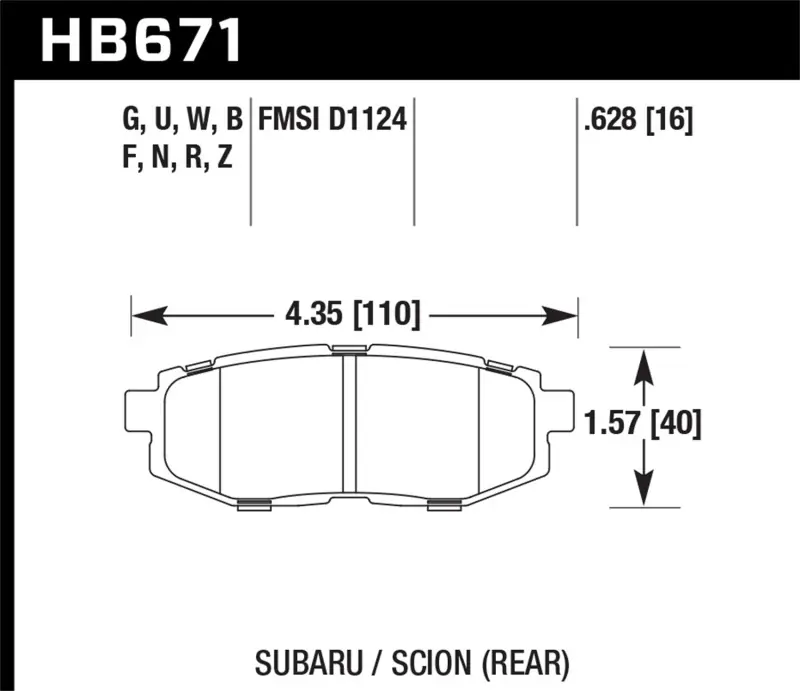 HAWK HT-10 Brake Pad Sets No Minimum Order