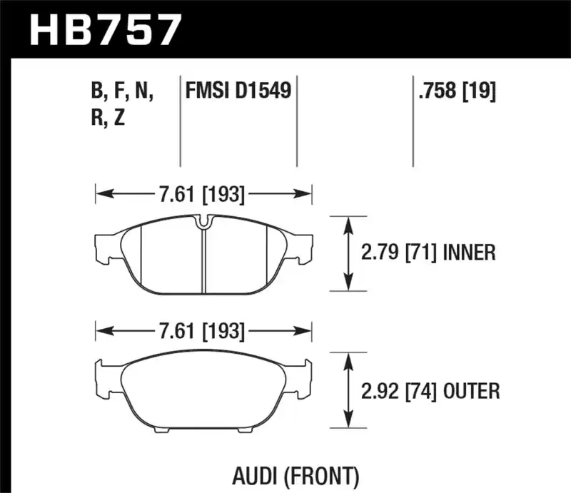 HAWK Ceramic Brake Pad Sets Top Rated